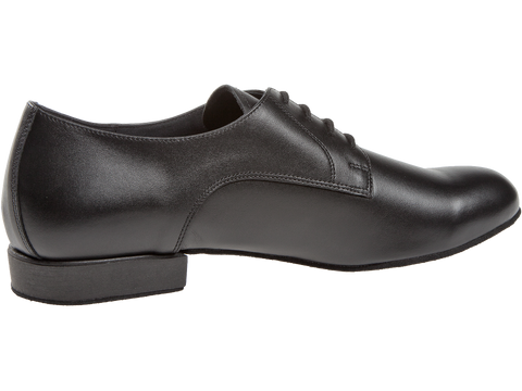 Meeste tantsukingad - musta värvi nahk, laiale jalale, konts 2 cm
