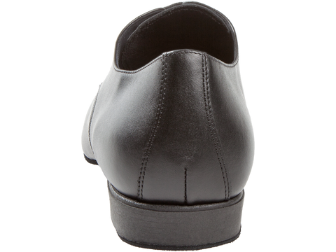 Meeste tantsukingad - musta värvi nahk, laiale jalale, konts 2 cm