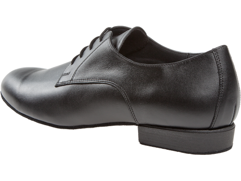 Meeste tantsukingad - musta värvi nahk, laiale jalale, konts 2 cm