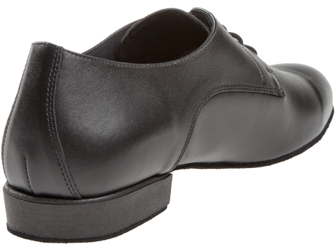 Meeste tantsukingad - musta värvi nahk, laiale jalale, konts 2 cm