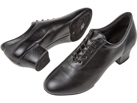 Naiste trennikingad - nahk, musta värvi, Cuban konts 3,7 cm