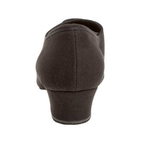 Naiste trennikingad - musta värvi microfiber, normaalsele jalale, Cuban konts 3,7 cm