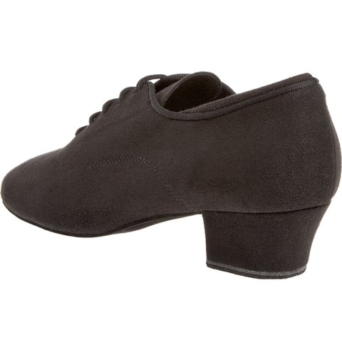Naiste trennikingad - musta värvi microfiber, normaalsele jalale, Cuban konts 3,7 cm