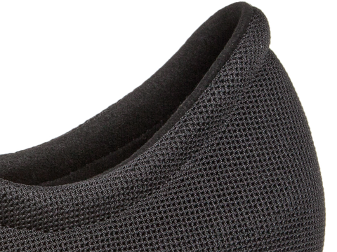 Naiste trennikingad - musta värvi tekstiil, normaalsele jalale, Flare konts 5 cm