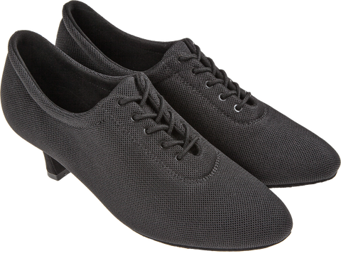 Naiste trennikingad - musta värvi tekstiil, normaalsele jalale, Flare konts 5 cm