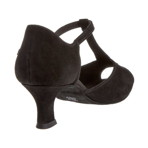 Ladina tantsukingad – seemisnahk, must, normaalsele jalale, latino konts 5 cm