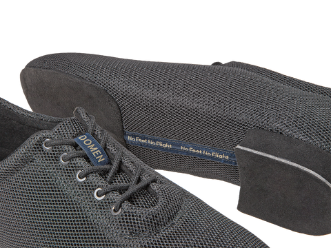 Meeste tantsukingad - must võrk / must mikrokiud, normaalsele jalale, konts 2cm