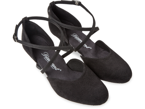 Peotantsukingad - seemisnahk, musta värvi, eriti laiale jalale, spanish konts 5,5 cm