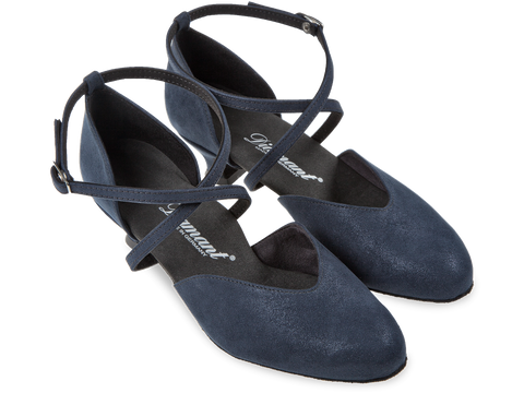 Peotantsukingad - samet, sinist värvi, spanish konts 4,2 cm