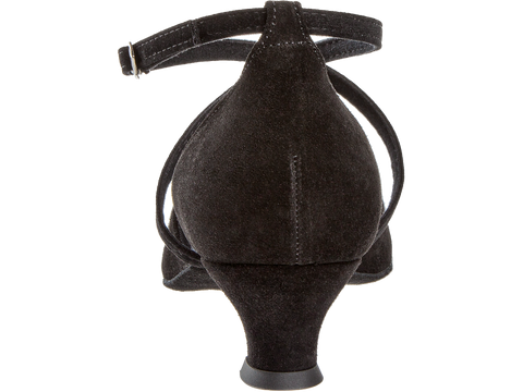 Peotantsukingad - seemisnahk, musta värvi, eriti laiale jalale, spanish konts 4.2 cm