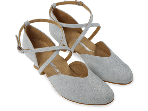 Peotantsukingad - hõbedane seemisnahk, spanish konts 4,2 cm