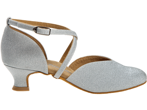 Peotantsukingad - hõbedane seemisnahk, spanish konts 4,2 cm