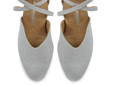 Peotantsukingad - hõbedane seemisnahk, spanish konts 4,2 cm