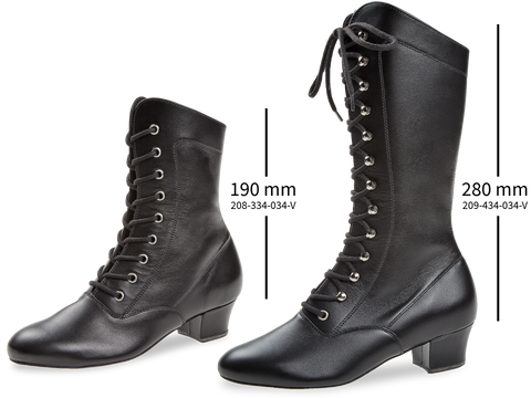 Can-Can tantsusaapad naistele – punasest, valgest ja mustast nahast, normaalsele jalale, 3,7 cm Kuuba kontsaga ja mugava sisetallaga