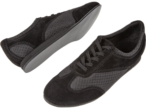 Naiste Tantsutoss - must seemisnahk / must võrkriie