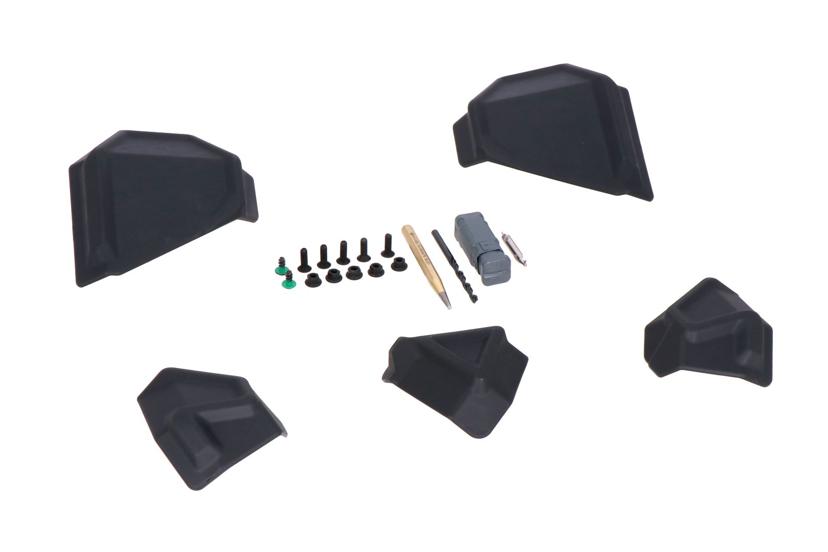 SW-Motech TRAX ADV replacement corner set for TRAX ADV side cases and top case (tools included)