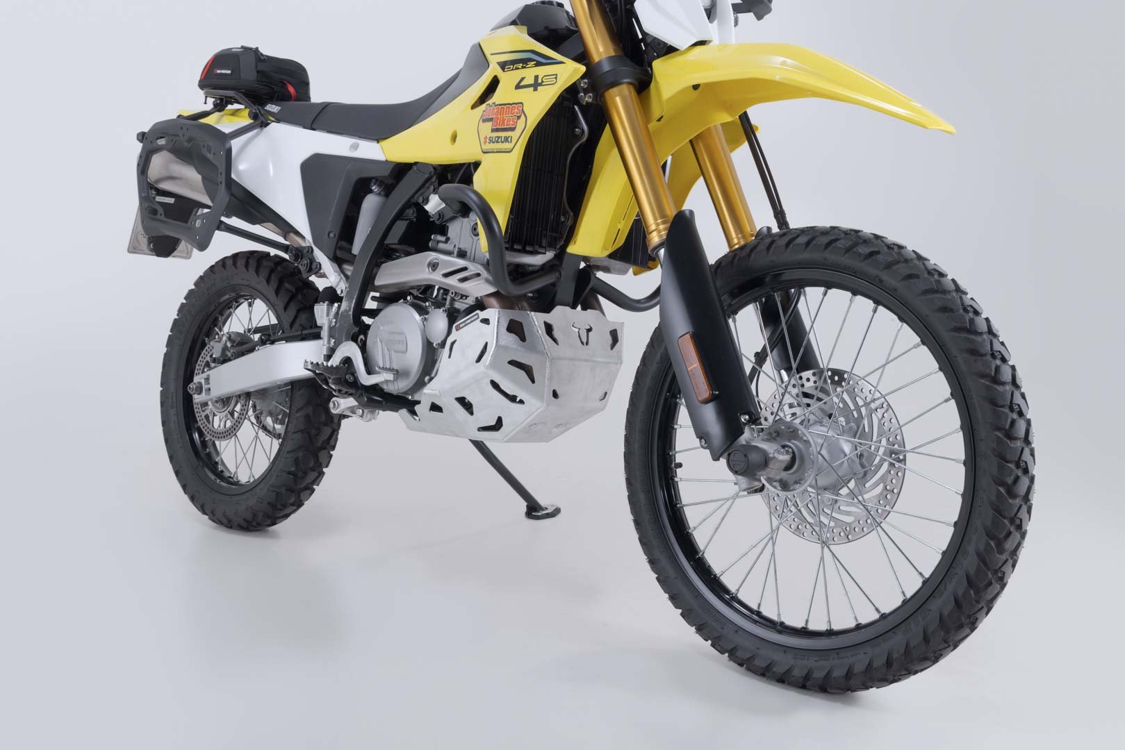 SW-Motech защита двигателя (серебро) Suzuki DR-Z4S / DR-Z4SM (25-)