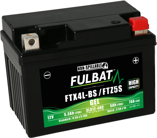 Fulbat FTZ5S YTZ5S GEL 5Ah High Perfomance käivitusaku