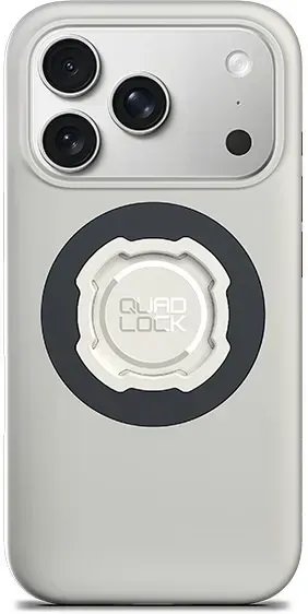 Quad Lock iPhone 18 Pro MAG -suojakuori (valkoinen)