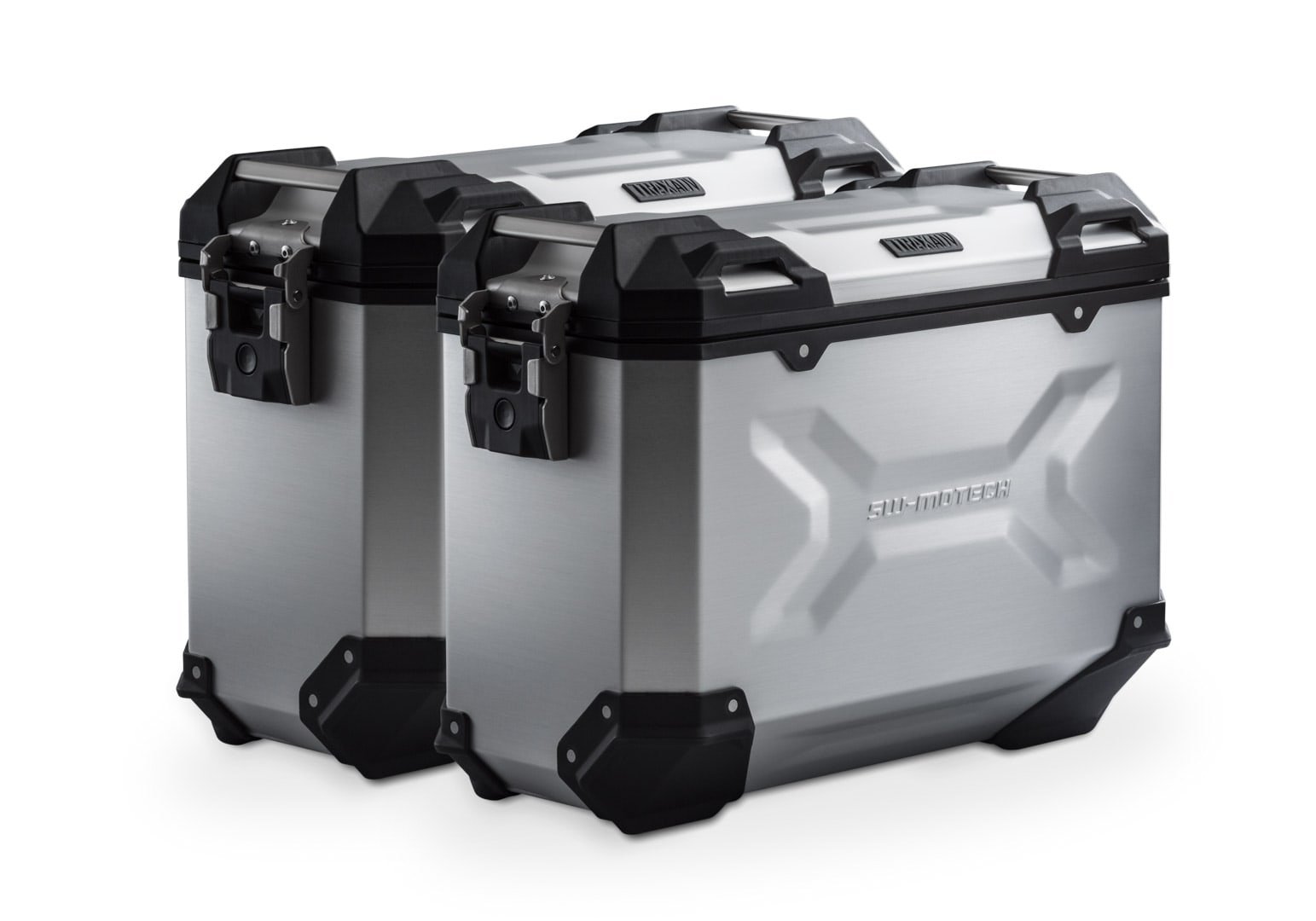 SW-Motech TRAX ADV side case system (silver) Kawasaki KLE500/KLE500 SE (26-)