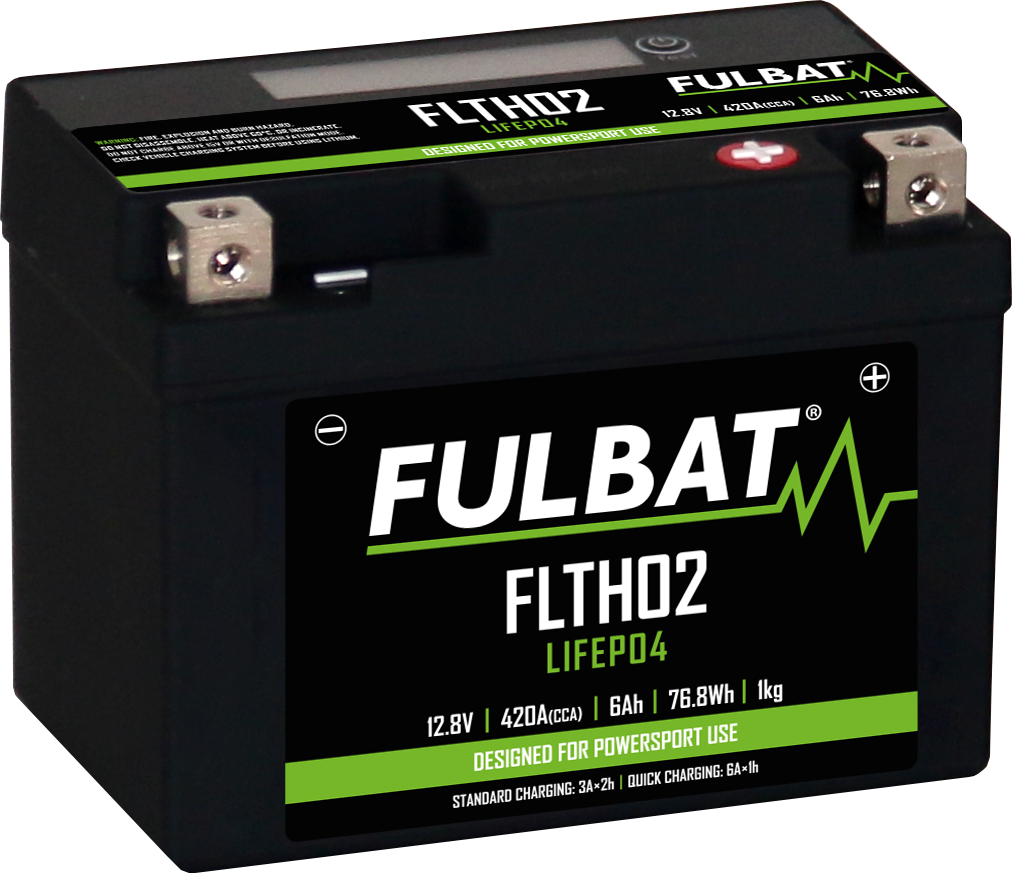 Аккумулятор Fulbat FLTH02 12,8 В 6,0 Ач 420CCA LiFePO4