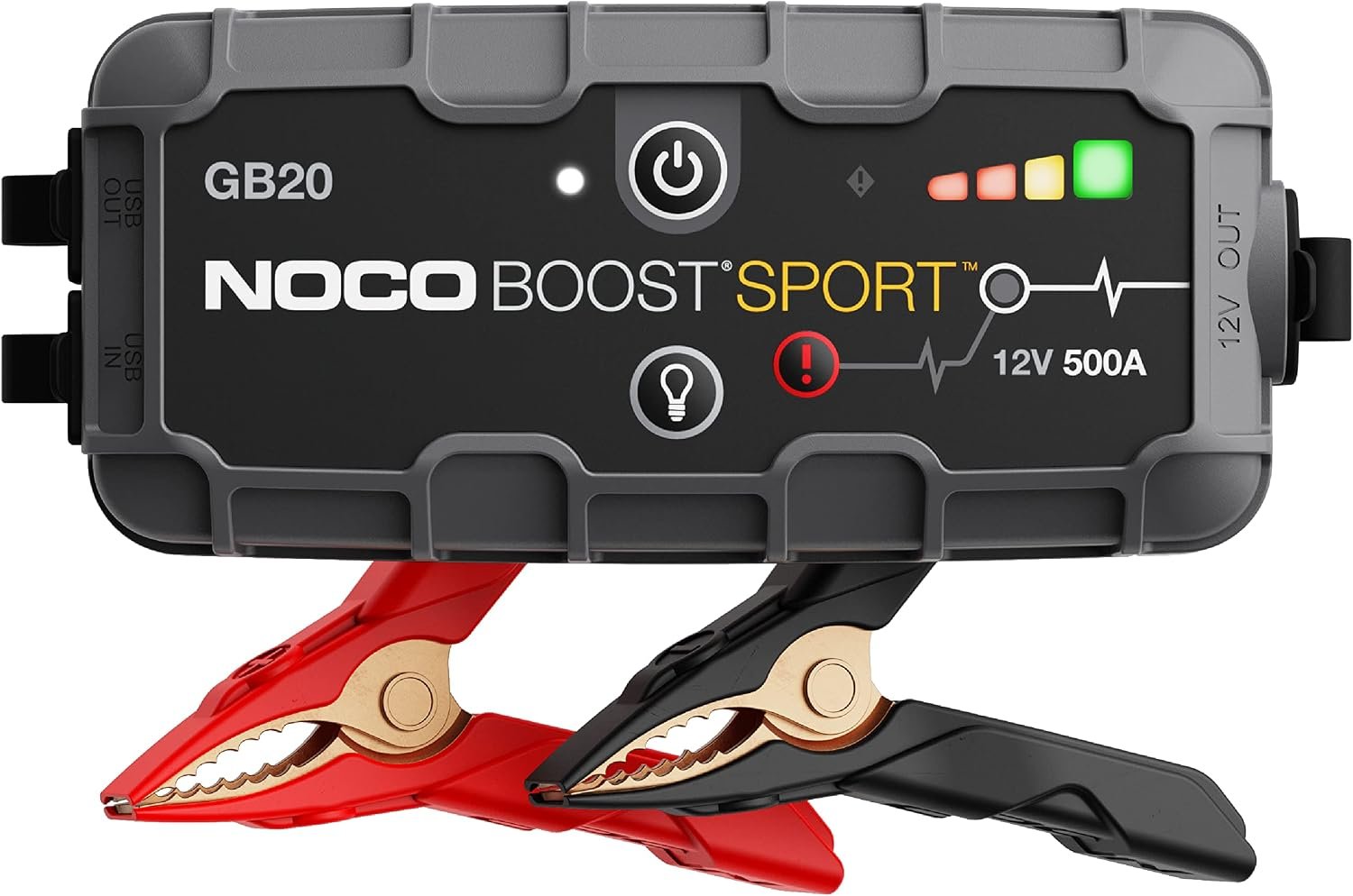 Noco GB20 12V 500A Genius Boost lithium jump starter