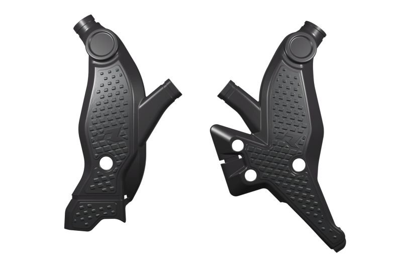 RTech Frame Protector Kit (Black) Yamaha Tenere 700 (19-), World Raid (22-) (black)