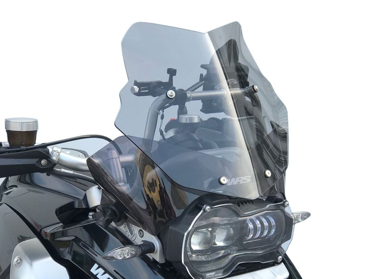 WRS Rally EVO windscreen BMW R 1200 GS/ADV 2004-2012 (LED) Smoke