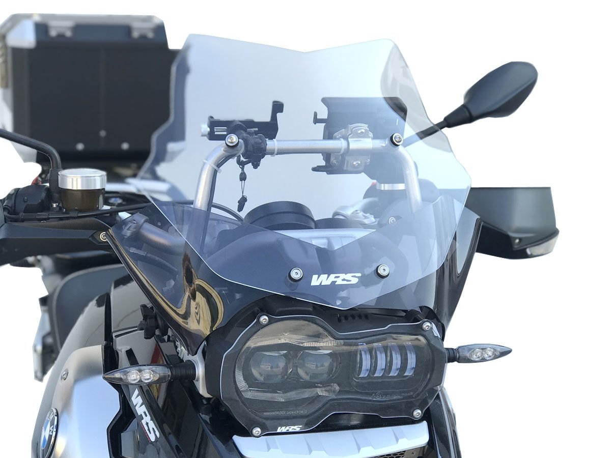 WRS Rally EVO windscreen BMW R 1200 GS/ADV 2004-2012 (LED) (transparent)