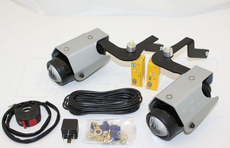 WRS HALOGEN LIGHTS KIT BMW R1200GS 2004-2007 (silver)