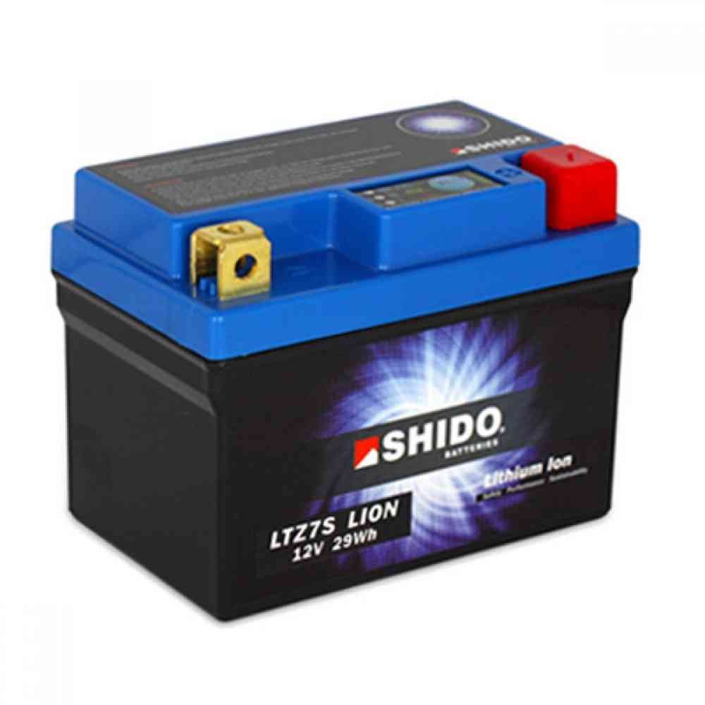 SHIDO LTZ7S 12V 2.4Ah 150A lithium-ion battery -+