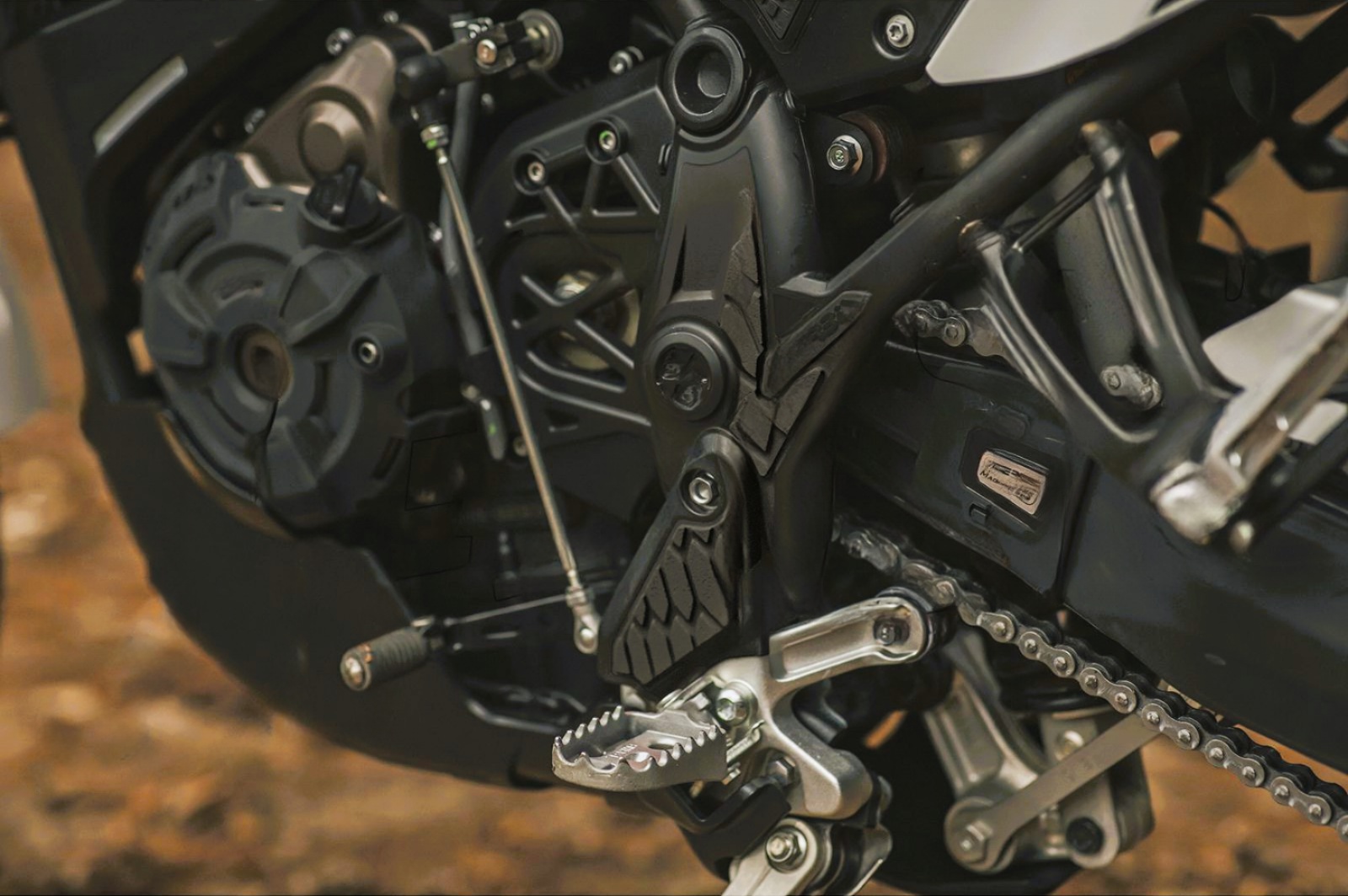 Protecteur De Cadre X-Grip Acerbis Pour Yamaha Tenere 700 (2019-2022) - Noir/Rouge - Fabriqué En Italie