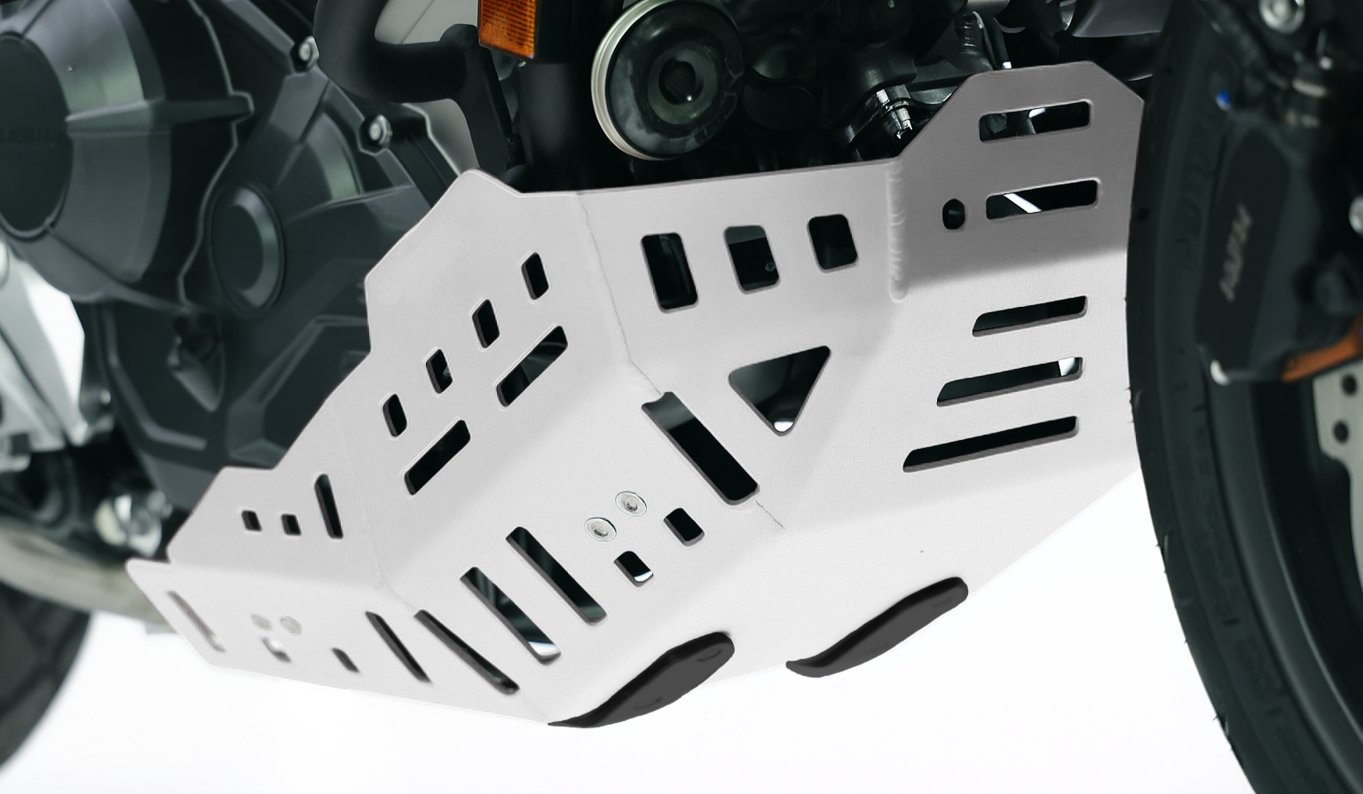 Crosspro alumiiniumist mootorikaitse (valge) Honda NC 750X (21-25)