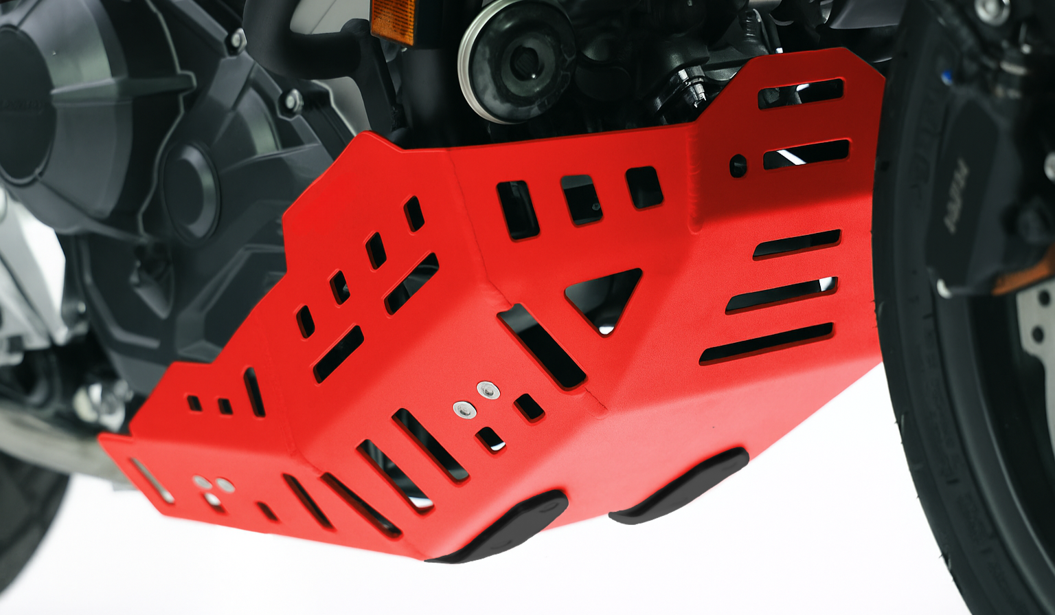 Crosspro alumiiniumist mootorikaitse (punane) Honda NC 750X (21-25)