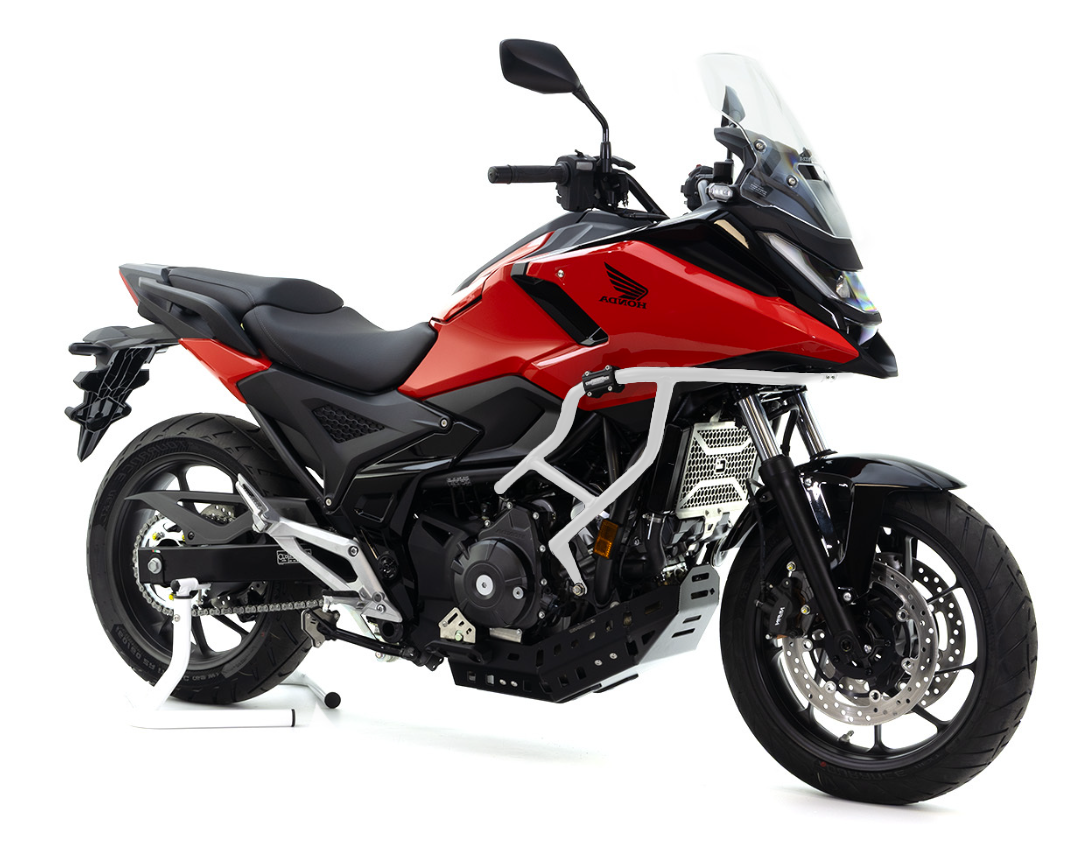 Crosspro alumiiniumist kukkumisraud (valge) Honda NC 750X 2025