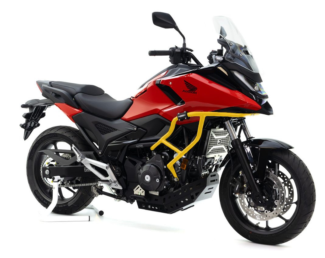 Crosspro alumiiniumist kukkumisraud (kollane) Honda NC 750X 2025