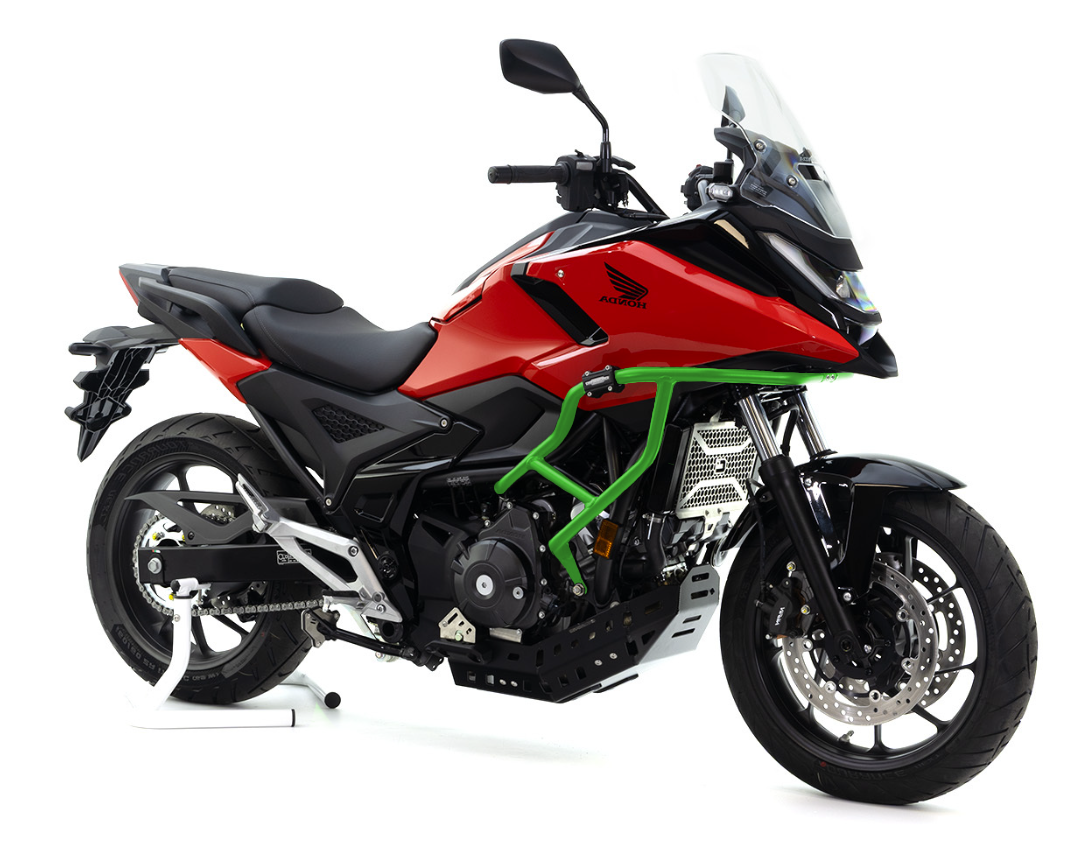 Crosspro alumiiniumist kukkumisraud (roheline) Honda NC 750X 2025