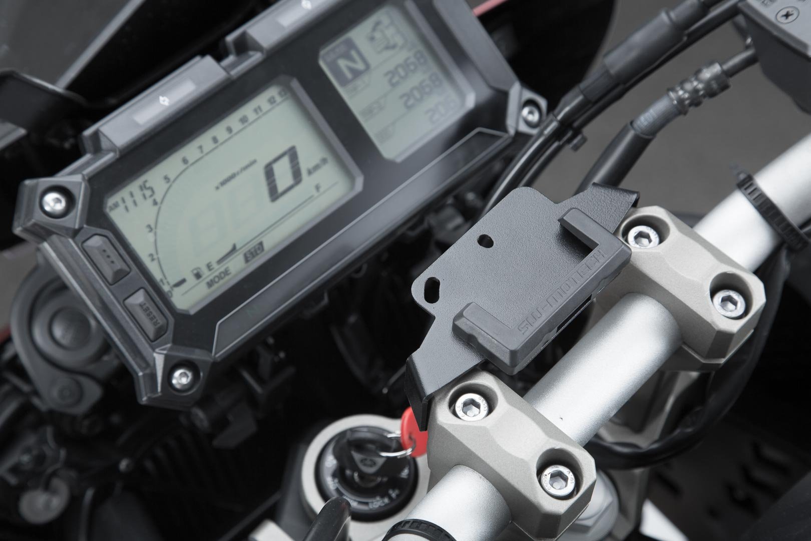 SW-Motech GPS mount for handlebar (black) Yamaha MT-09 Tracer/ Tracer 900GT