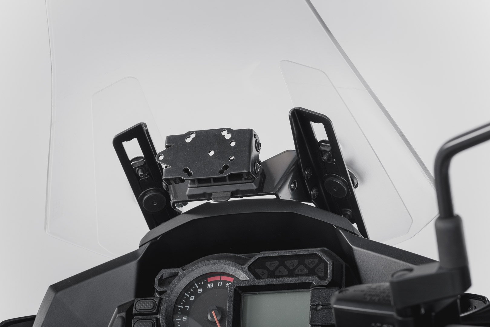 SW-Motech GPS mount for cockpit (black) Kawasaki Versys 1000 (15-17)