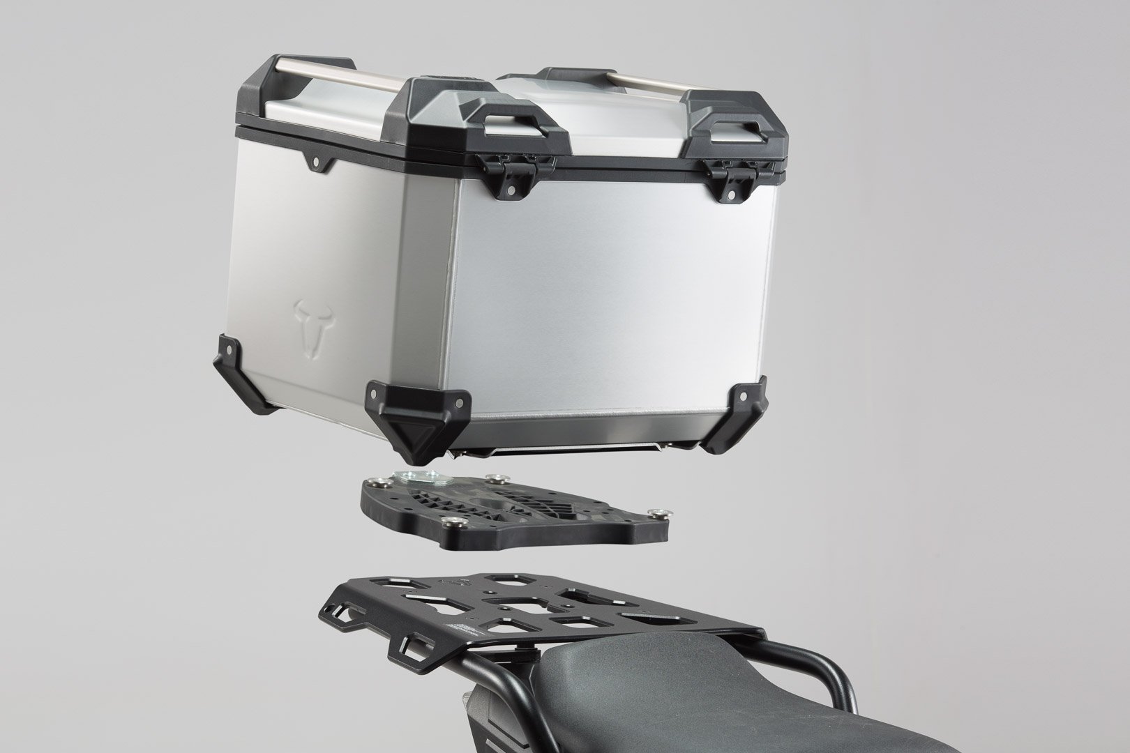 SW-Motech TRAX ADV top case system (silver) Ducati Multistrada 1200/S, Hyperstrada