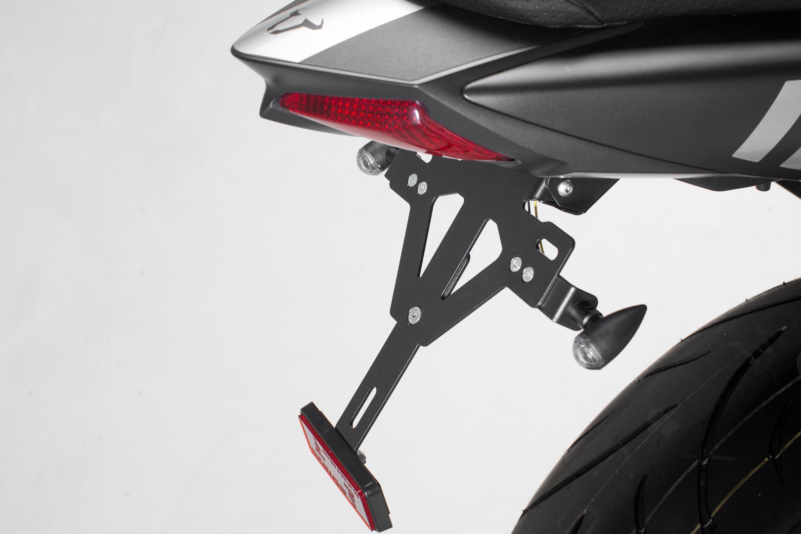 SW-Motech license plate holder (black) Suzuki SV650 ABS (15-)
