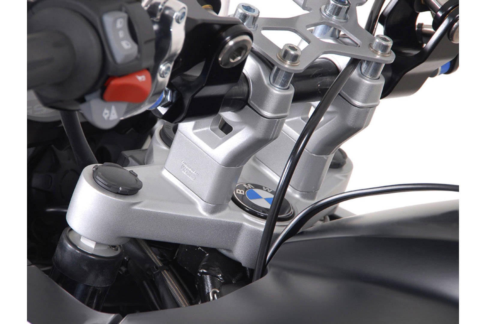 SW-Motech ohjaustangon nousuputki H=30 mm Hopea) BMW R1200GS/Adventure (08-)