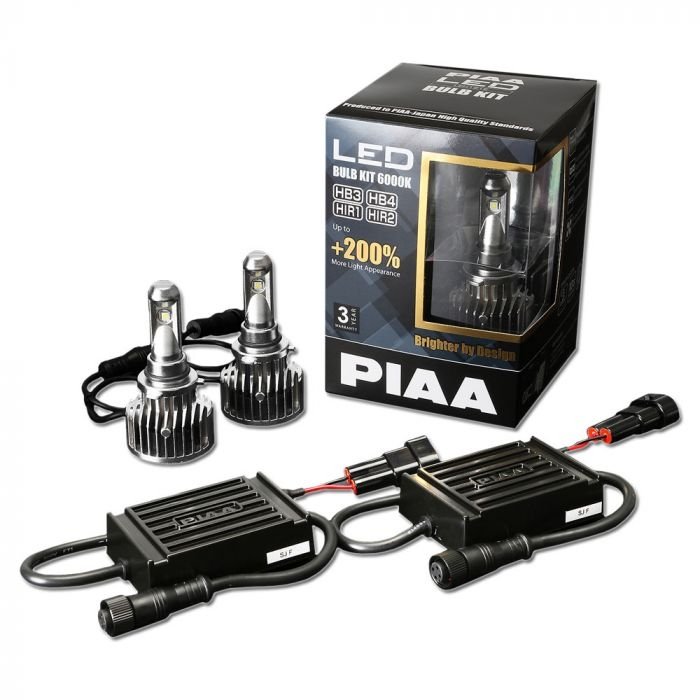 PIAA 2nd generation HB3/HB4/HIR2 6000K 25W LED Bulb Kit