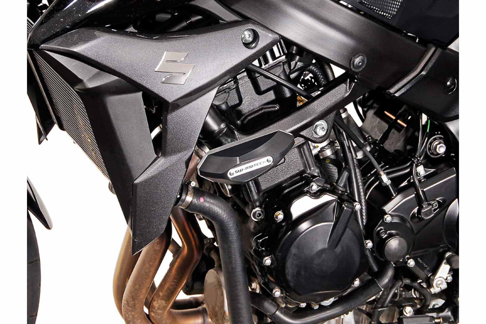 SW-Motech slider set for frame (black) Suzuki GSR 750 (11-)