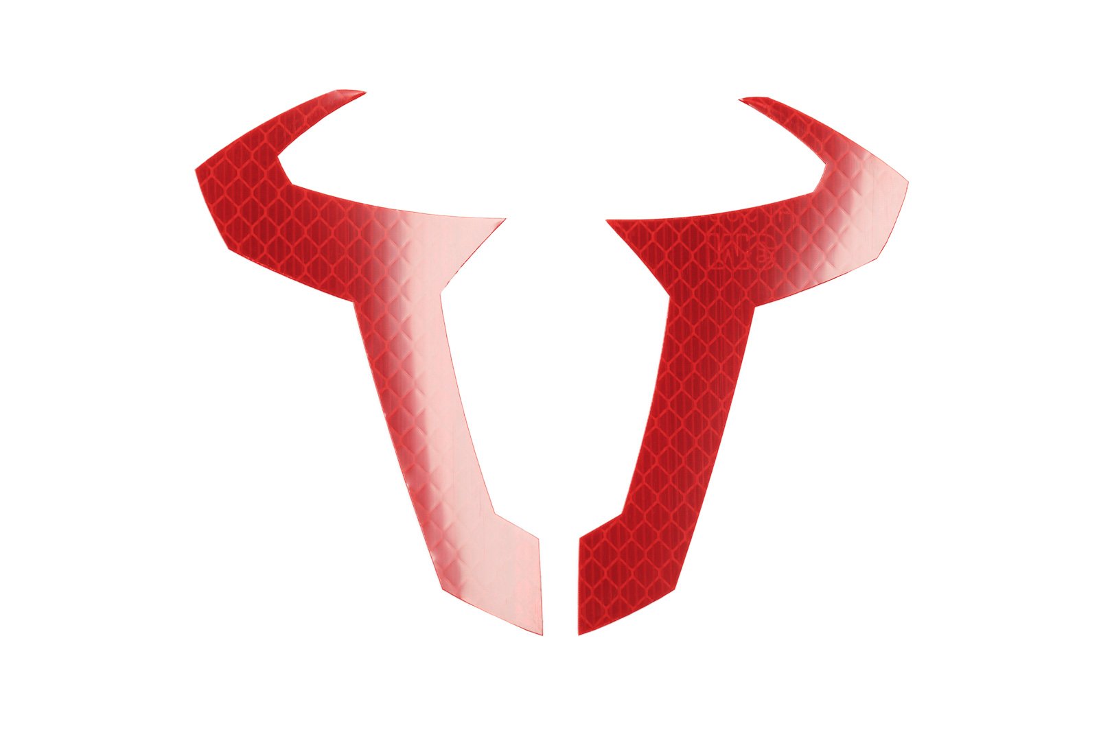 SW-Motech bull reflective sticker 130 x 97 mm (red)