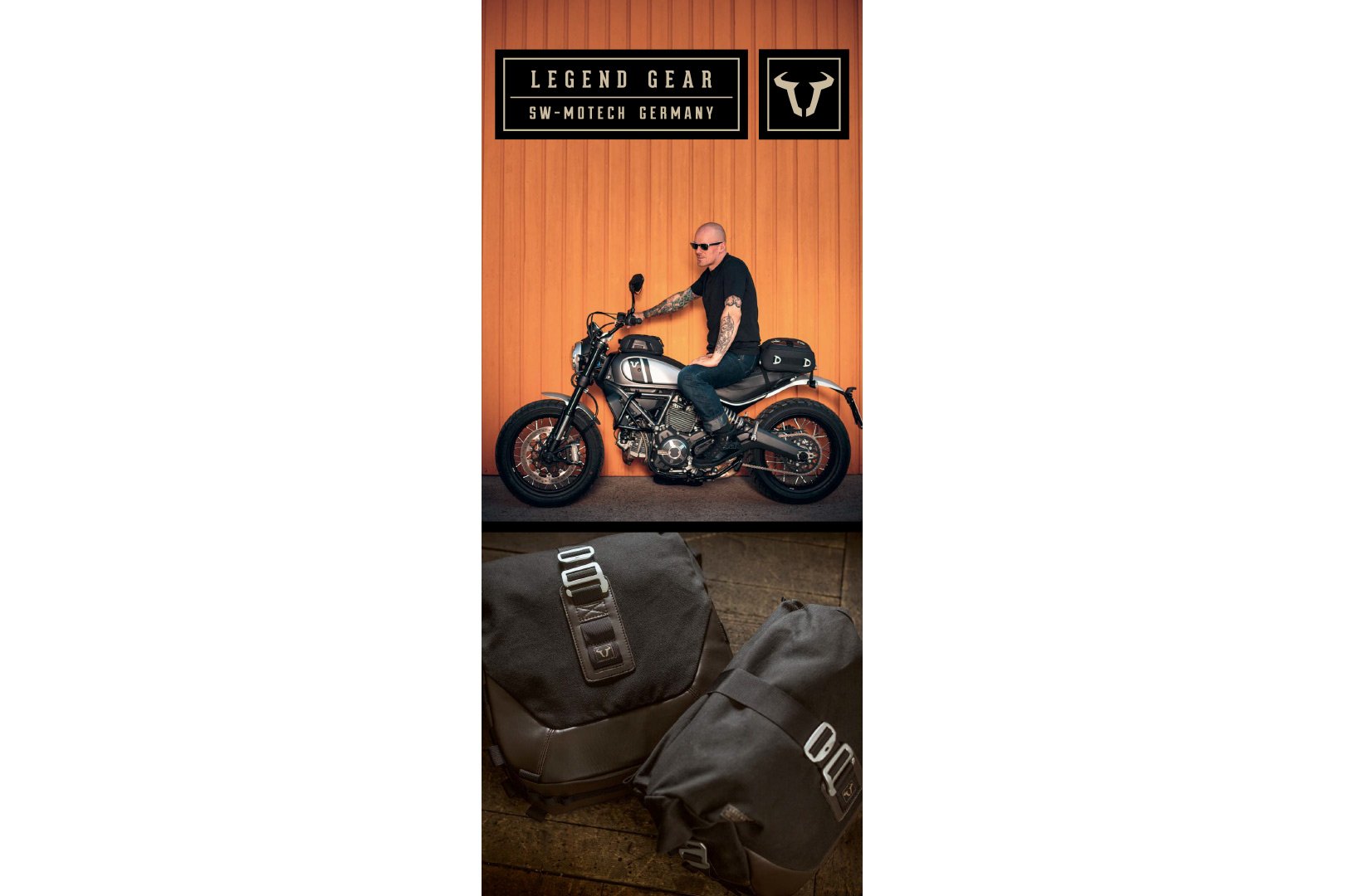 SW-Motech indoor banner Legend Gear Ducati 85 cm x 200 cm