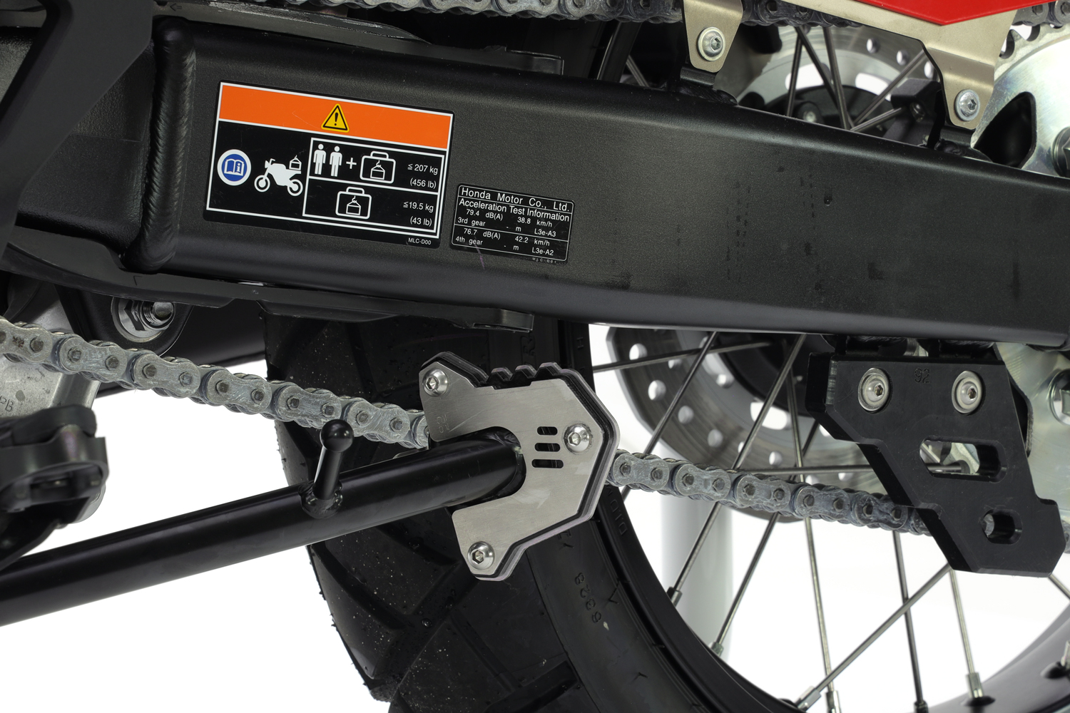 Crosspro разгибание ног стоя (матовый черный / матовая нержавеющая сталь) Honda XL 750 Transalp (23-25)