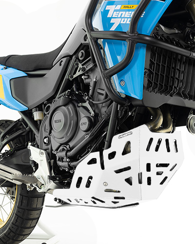 Crosspro alumiiniumist mootorikaitse (valge) Yamaha Tenere 700 mudelid (21-25)