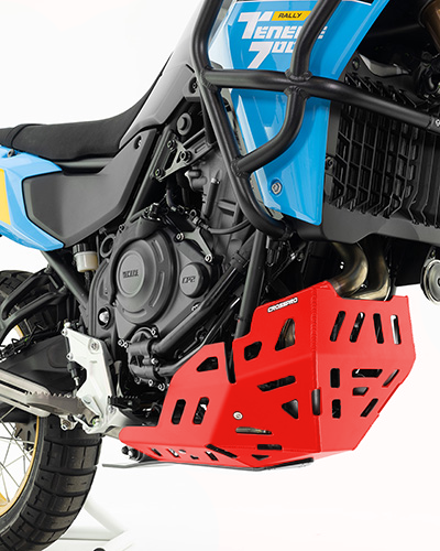 Crosspro alumiiniumist mootorikaitse (punane) Yamaha Tenere 700 mudelid (21-25)