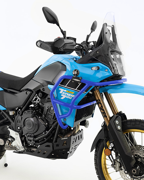 Crosspro alumiiniumist kukkumisraud (sinine) Yamaha Tenere 700 / Rally (2025)
